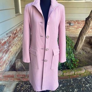 Ted Baker pink wool coat in size 1